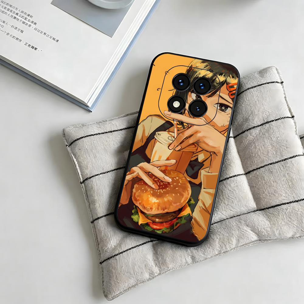 Phone Cases Men - チェンソーマン 東山コベニ スマホケース ソフトブラック スマホカバー Redmi