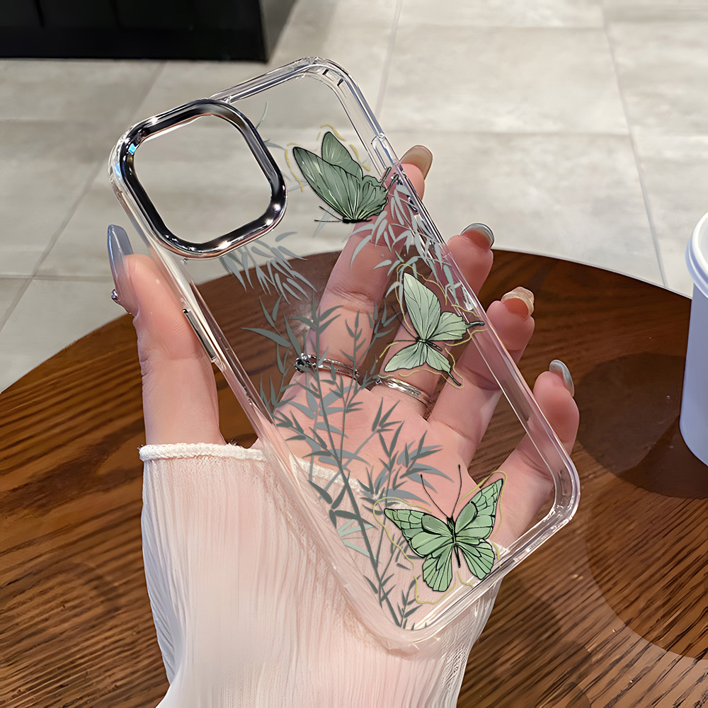 Phone Cases Samsung A14 - シリコンバタフライケース Samsung A56 5G A55 A16