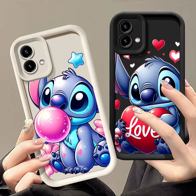 Phone Cases Motorola - かわいいスティッチ柄のスマホケース Motorola Moto G06 G56 G86