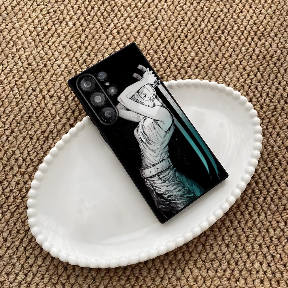 Phone Cases Men - アニメ「チェンソーマン」クアンシー柄スマホケース、サムスンギャラクシーS26 S25 S24 S23 S22 S21