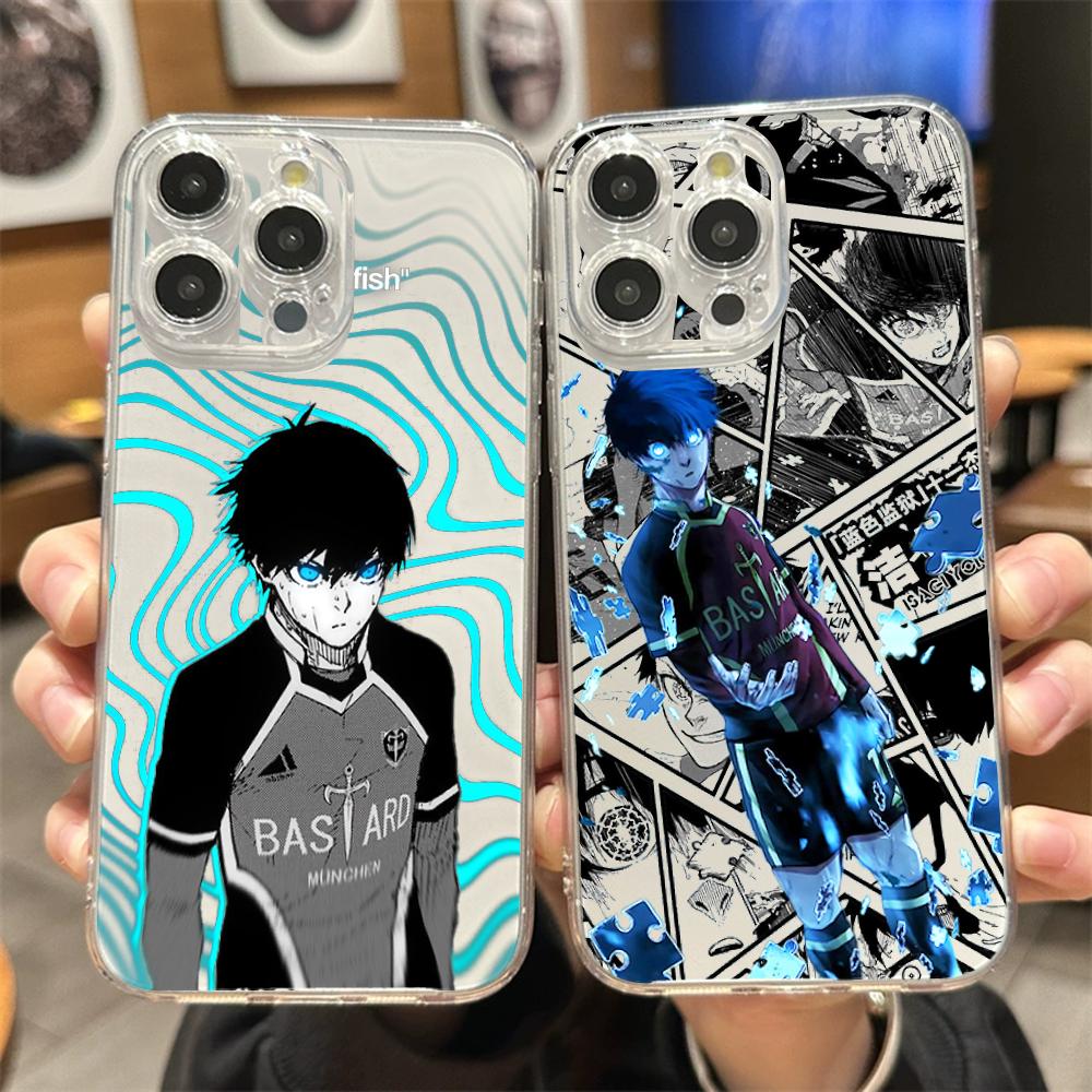 Phone Cases Quad Lock - ブルーロック X 伊佐木陽一 クールなアニメスマホケース 透明スマホケース iPhone