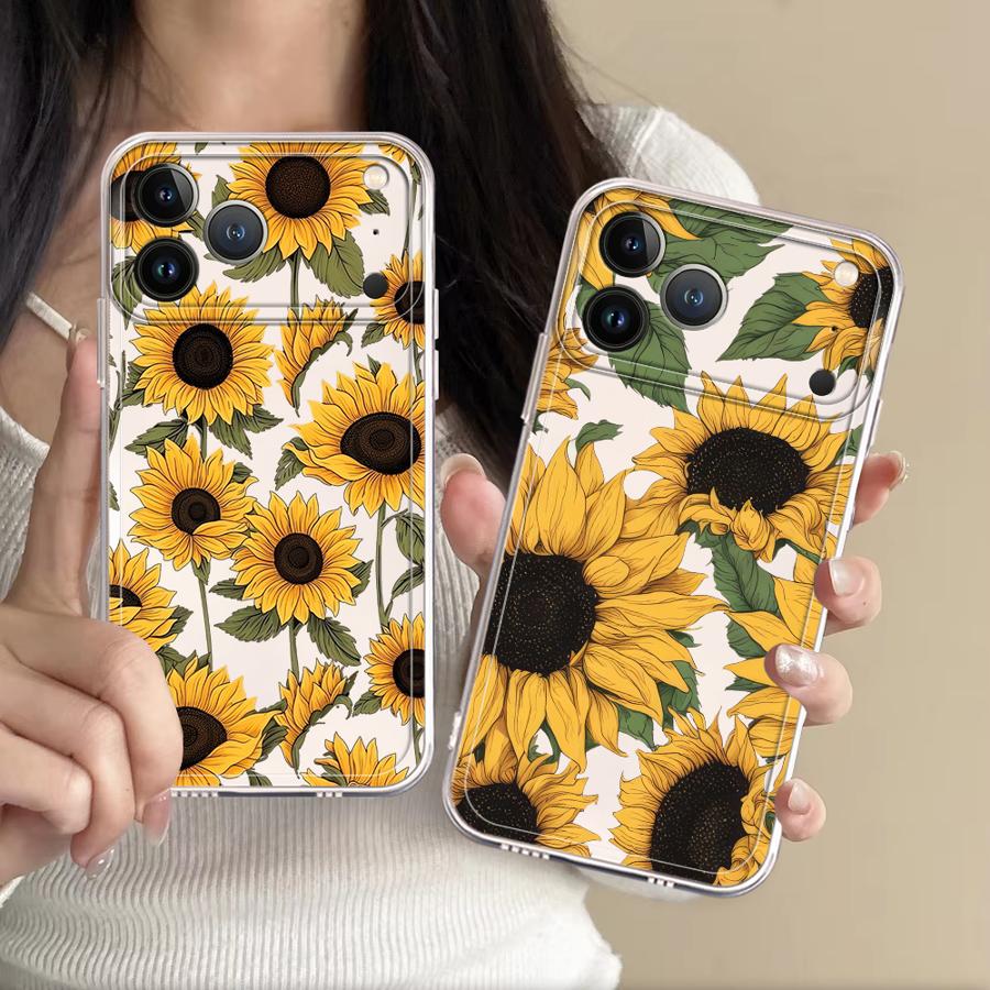 Phone Cases Xs - かわいいひまわり柄ケース Apple iPhone 17 Pro Max