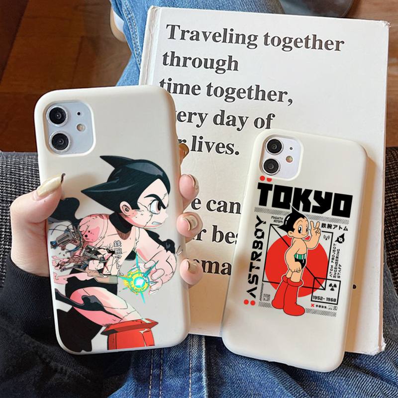 Phone Cases Xr Boys - 日本のレトロな半袖電話ケース,ソフトケース,単色,iPhone 11 12 13 mini pro