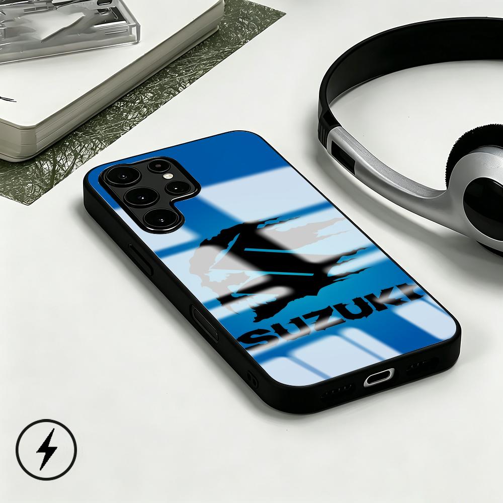 Phone Cases Samsung S25 - スーパーカー スズキ-Now ロゴ入りスマホケース Samsung S26 S25