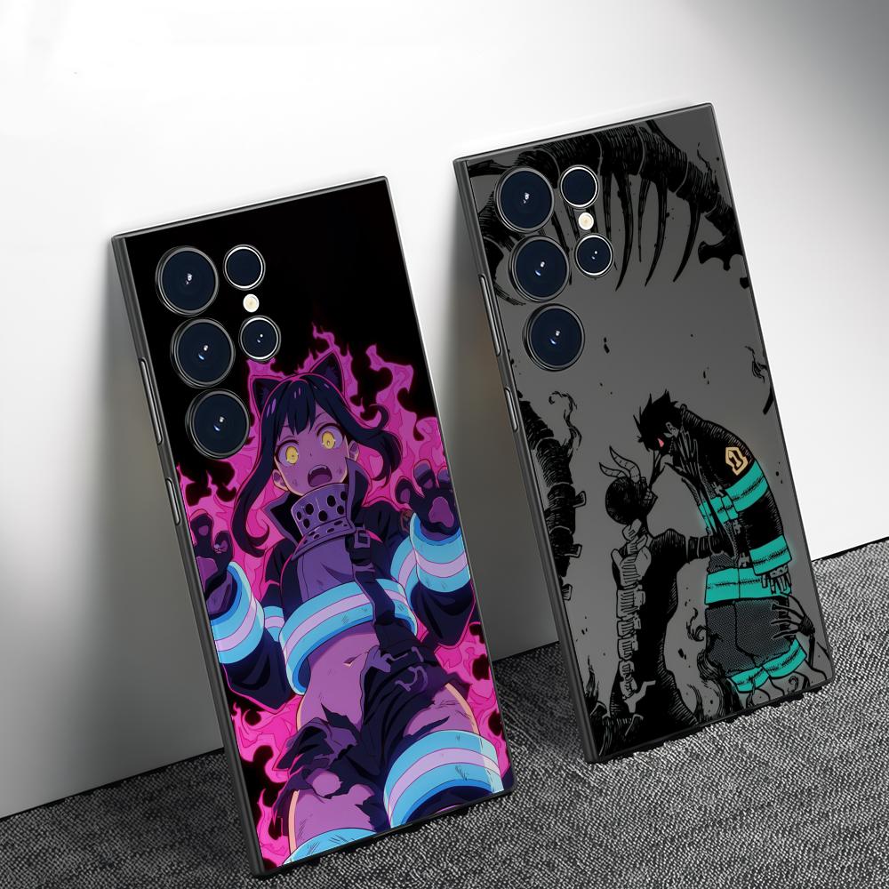 Phone Cases Samsung S25 - アニメ F-ファイアーフォース電話ケースサムスンギャラクシー S26 S25 S24 S22