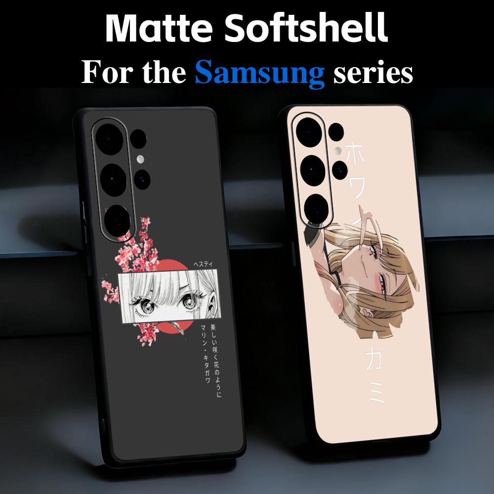 Phone Cases Samsung S25 - ホットな日本アニメ「北川マリン」スマホケース Samsung Galaxy S26 S25 S24