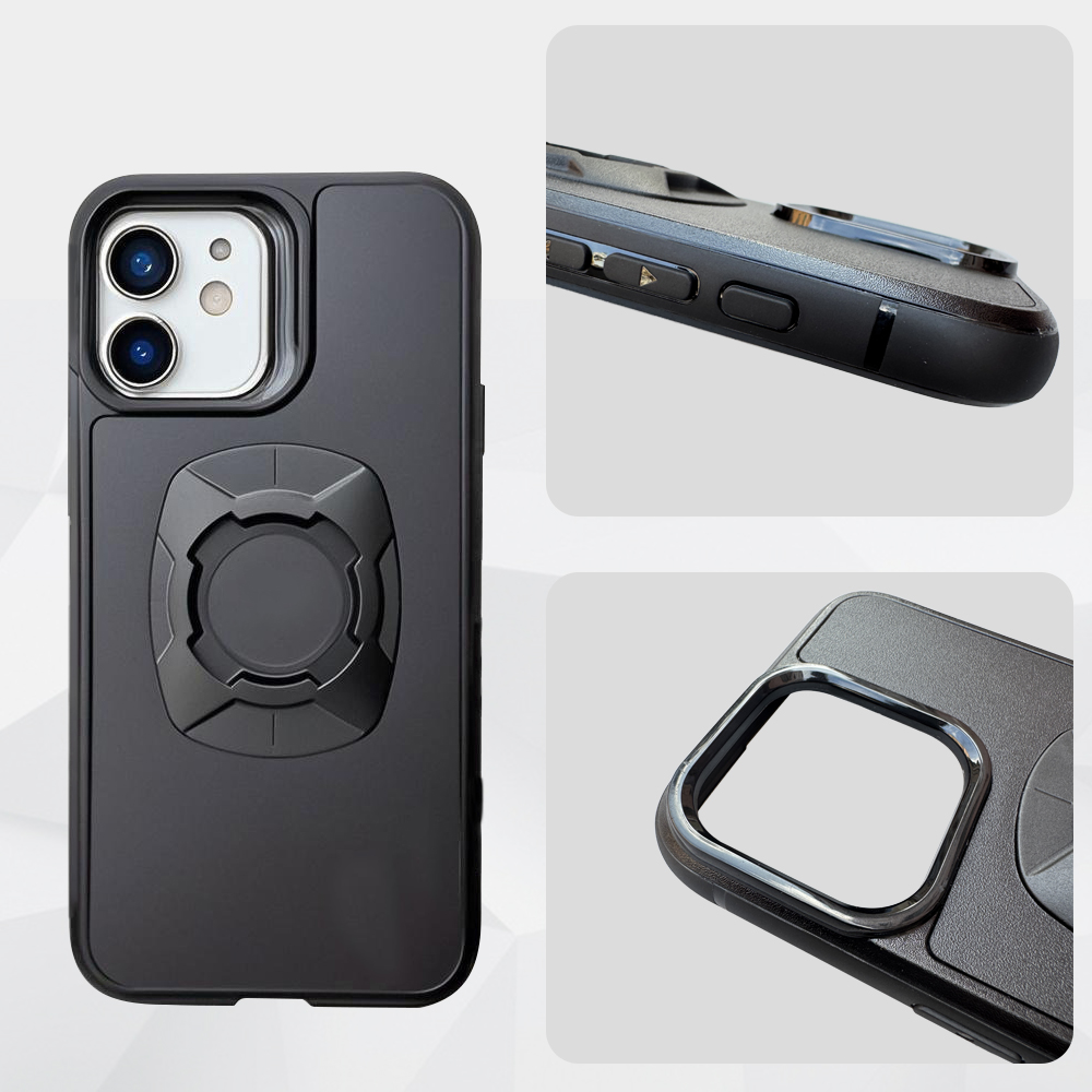 Phone Cases Quad Lock - Twsitロック式スマホケースホルダー、バイク/自転車用iPhoneケース、クイックロック式、クアッドシステム対応スマホマウント/ホルダー、14/15/16 Pro Max対応