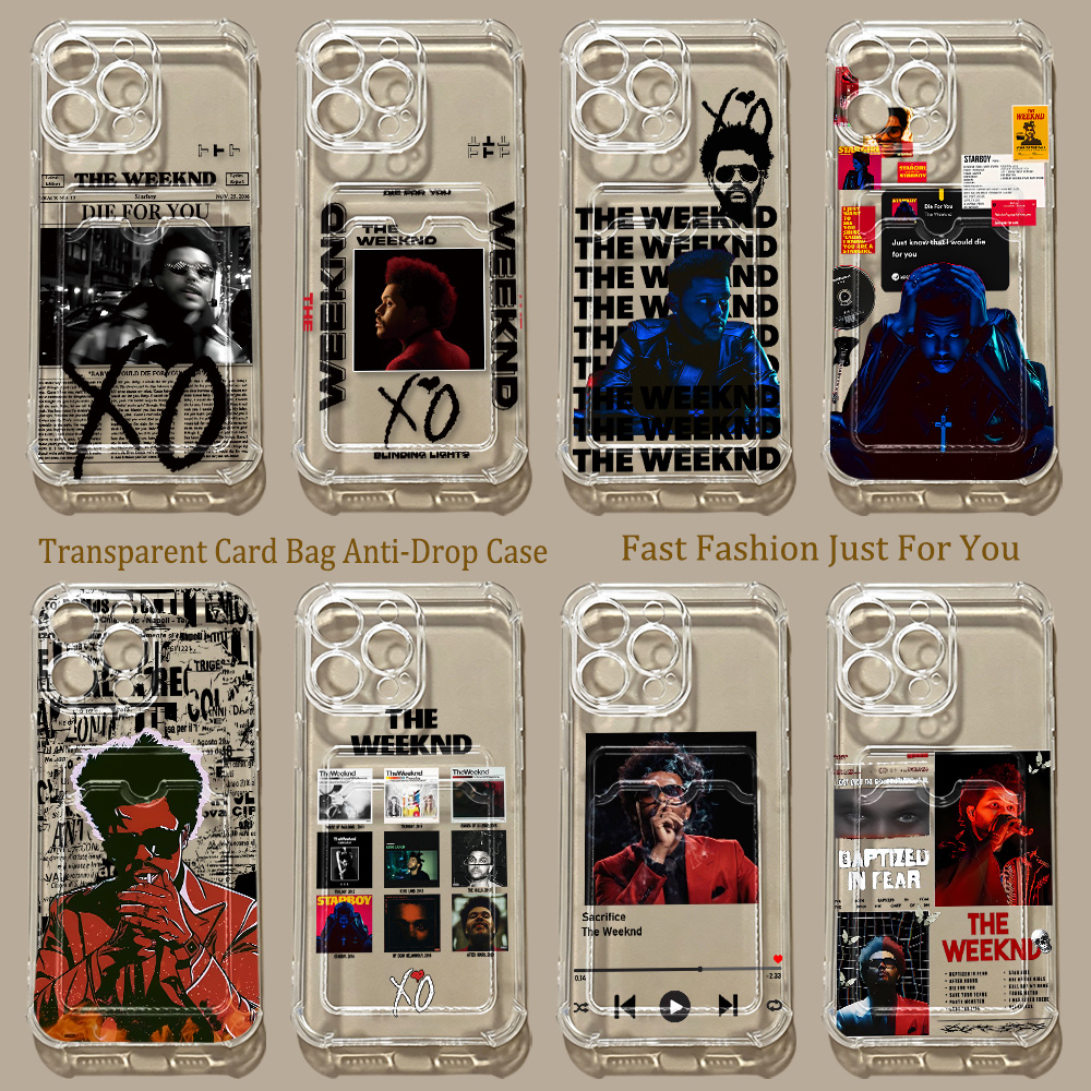 Phone Cases That Hold Cards - HOT The W-WeekndS ファッションカードホルダー付きスマホケース Samsung Galaxy