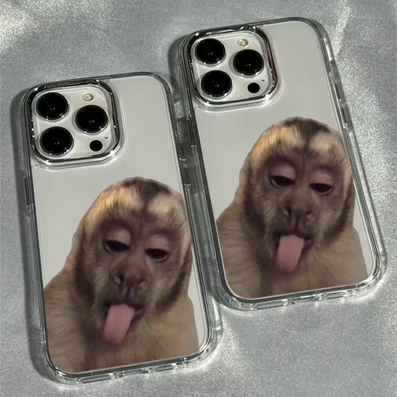 Phone Cases Best - 舌を突き出す猿のスマホケース iPhone 17 Air 16 16E