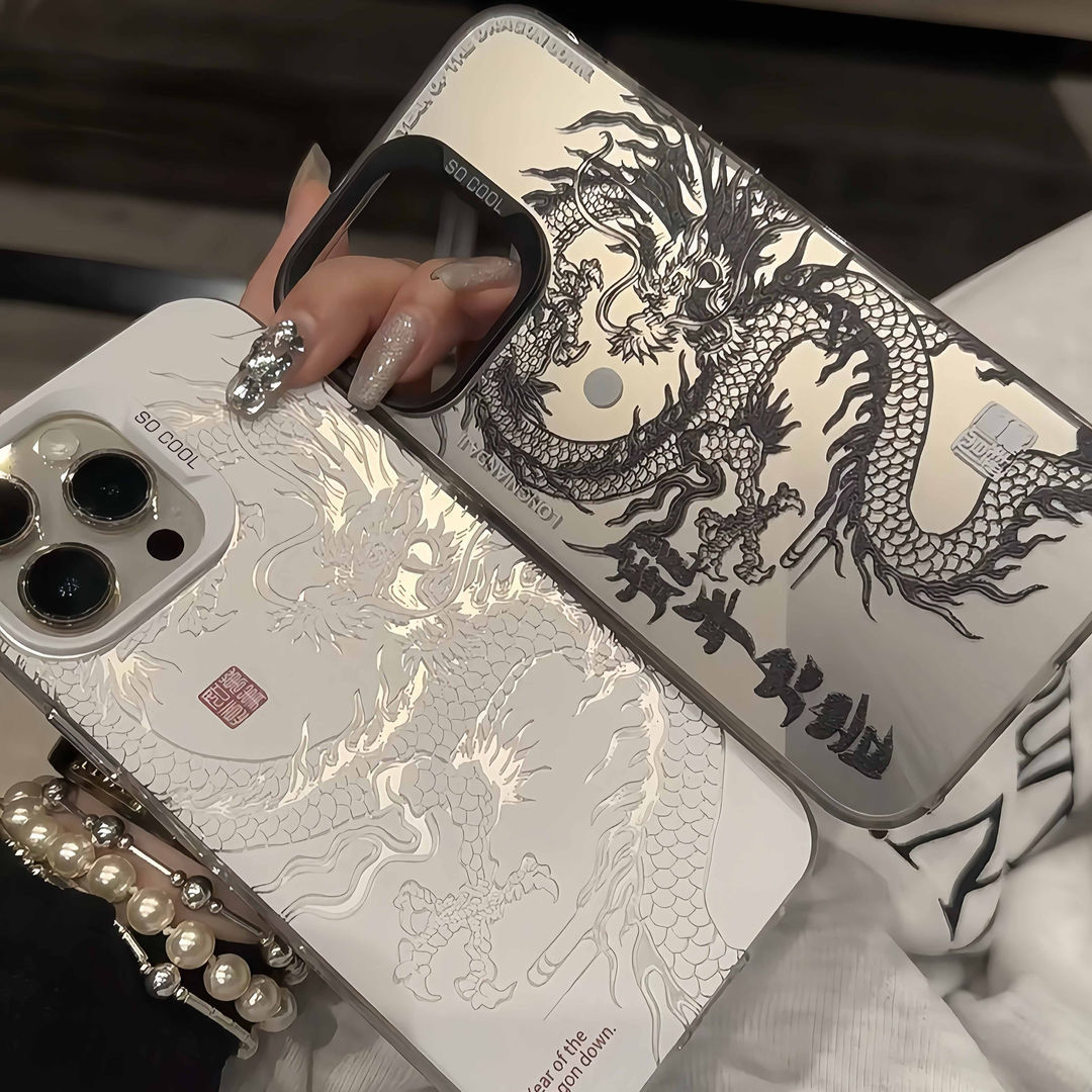 Phone Cases Best - 超クールな中国龍柄iPhoneケース iPhone 17 16 15 14