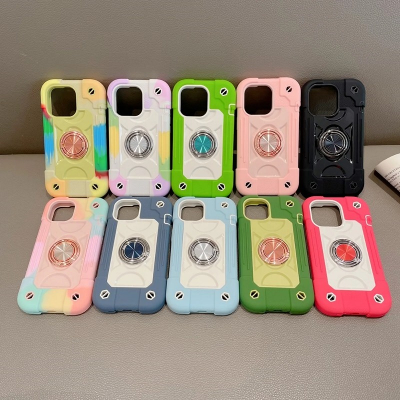 Phone Cases Heavy Duty - 高級耐衝撃リングホルダー付きランヤードケース iPhone 17 Pro Max用 PC