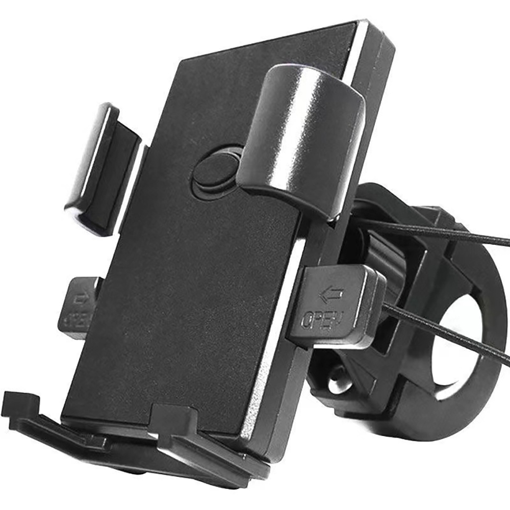 Phone Cases Quick Delivery - オートバイ電話マウント電動自転車ホルダーハンドルバークリップオン携帯電話キックスタンド調整可能な耐衝撃性耐振動ナビゲーションブラケット