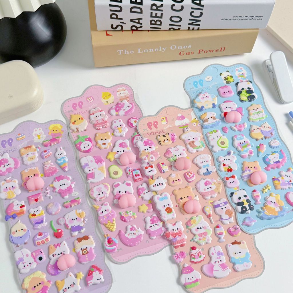 4 個の 3D ソフトキュートバット 3D キッズステッカー - Phone Cases Kids のレビューと価格
