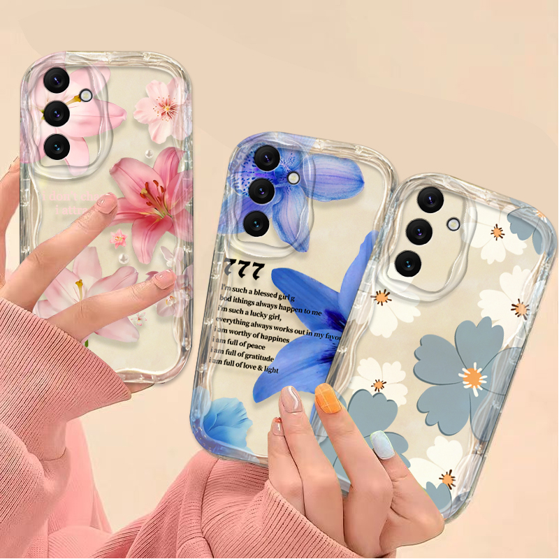 美しいピンクのユリ柄スマホケース Samsung Galax - Phone Cases Samsung A14 のレビューと価格
