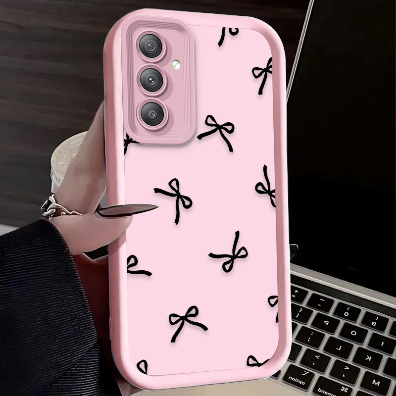 ブラックラブハートボウノットケース Samsung Gala - Phone Cases Samsung A14 のレビューと価格