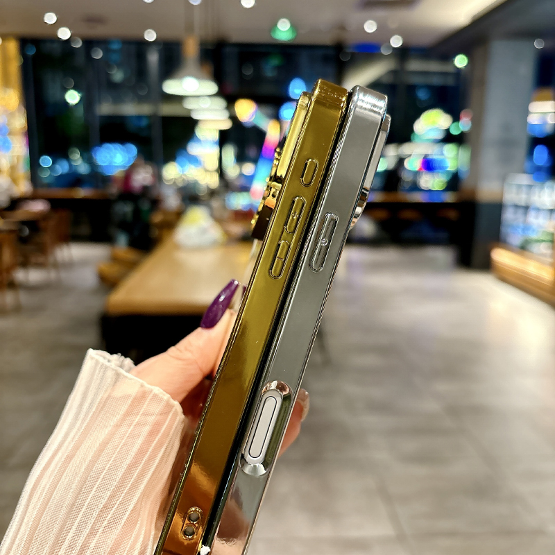 高級無地耐衝撃メイクアップミラー付きスマホケース iPhon - Phone Cases Best のレビューと価格