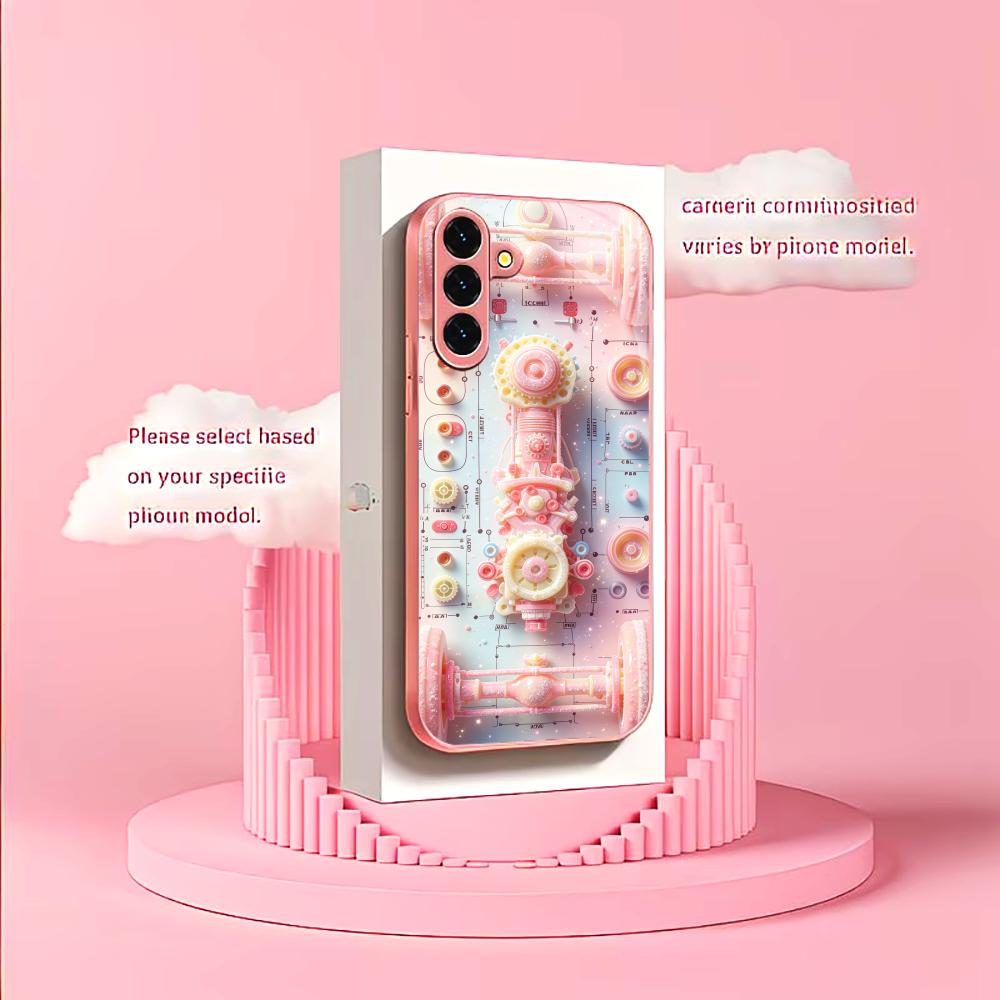 ピンクキャンディーメカニカルフォンケースs26ウルトラケース - Phone Cases Quad Lock のレビューと価格