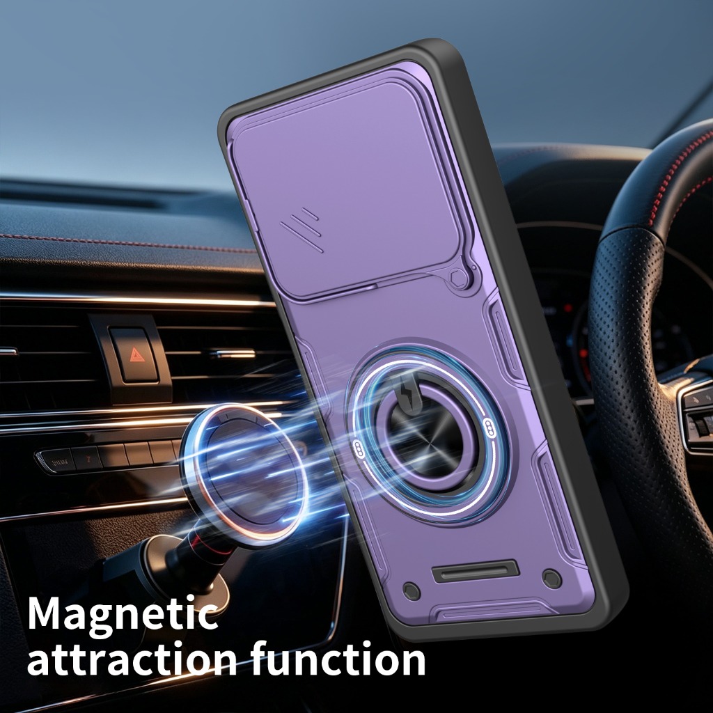スライド式カメラレンズプロテクター360 °   リングホル - Phone Cases Heavy Duty のレビューと価格