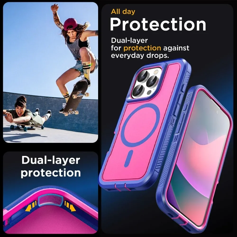 高級磁気アーマーケース iPhone 18 17 16 15 - Phone Cases Heavy Duty のレビューと価格