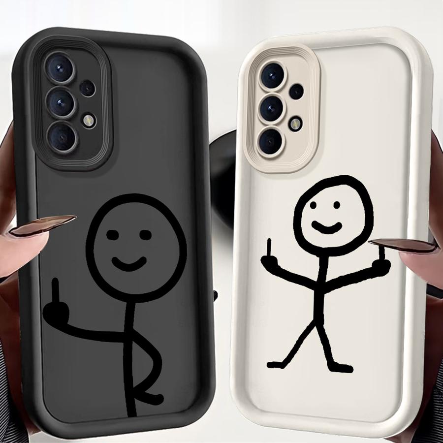 フィンガーピープルスティックマンケース Samsung Ga - Phone Cases Websites のレビューと価格