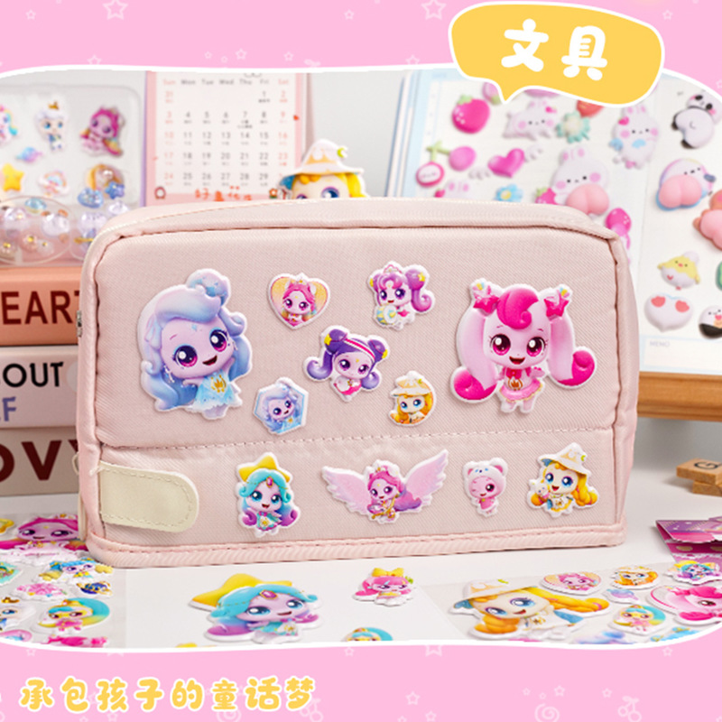 公式キャッチティニーピング3Dぷっくりステッカー漫画ガールキ - Phone Cases Kids のレビューと価格