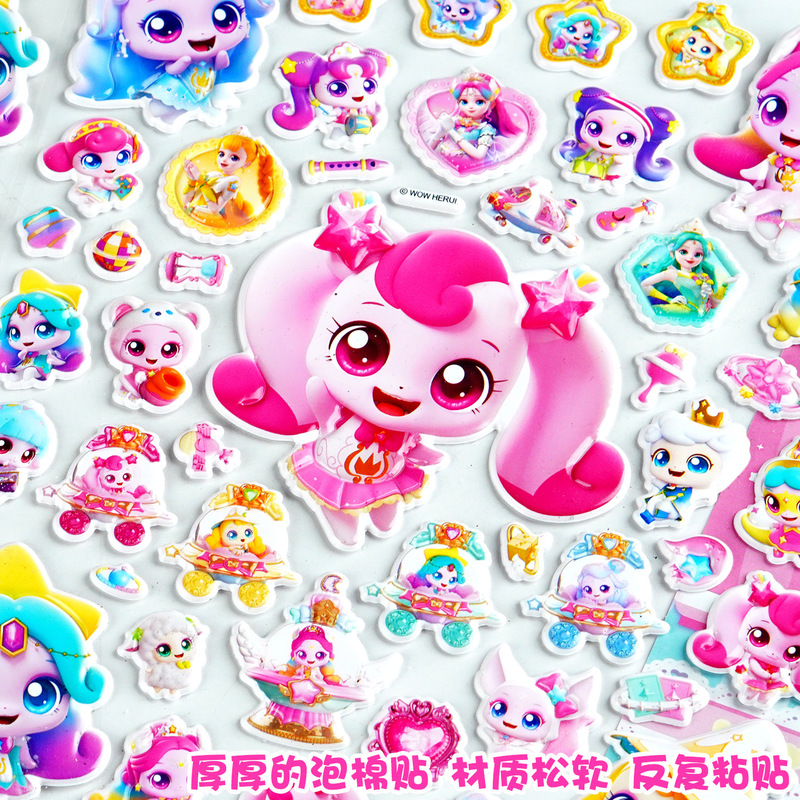 公式キャッチティニーピング3Dぷっくりステッカー漫画ガールキ - Phone Cases Kids のレビューと価格