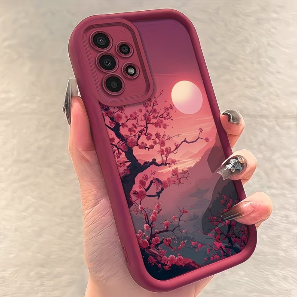 サンセットマウンテンピーク落下防止レッドフォンケース Sam - Phone Cases For Samsung S21 5G のレビューと価格