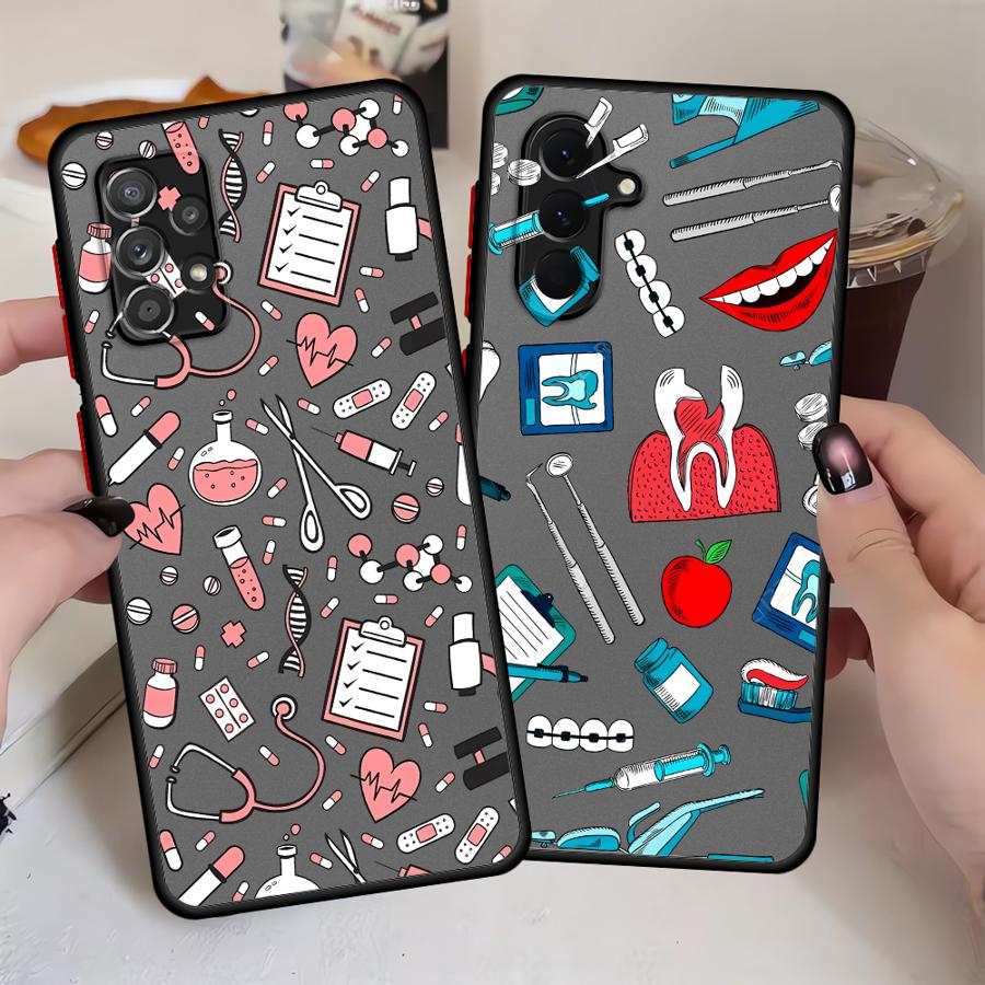 クールな看護師風スマホケース Samsung Galaxy  - Phone Cases Samsung A14 のレビューと価格