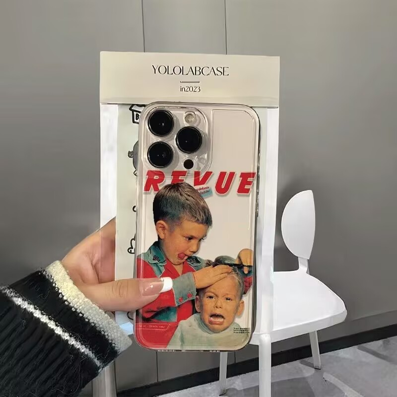 面白い小さな男の子のiPhoneケース iPhone XS  - Phone Cases Xr Boys のレビューと価格
