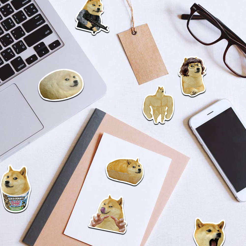 50 個面白い Doge MEME ステッカーホット DIY - Phone Cases Kids のレビューと価格