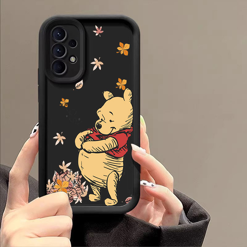 秋のウィニー・ザ・プーさん柄シリコンケース Samsung  - Phone Cases Samsung A14 のレビューと価格