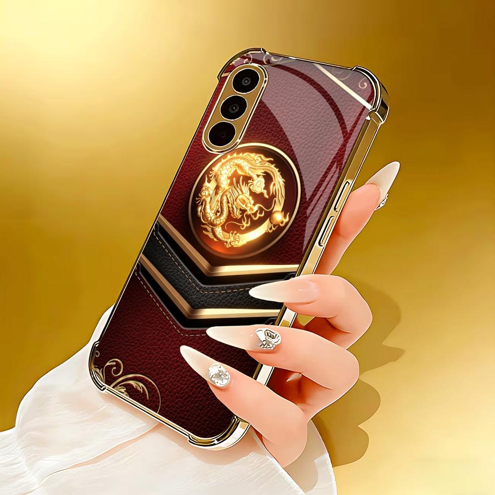 豪華な龍柄のスマホケース S26 Ultraケース フォンケ - Phone Cases Quad Lock のレビューと価格