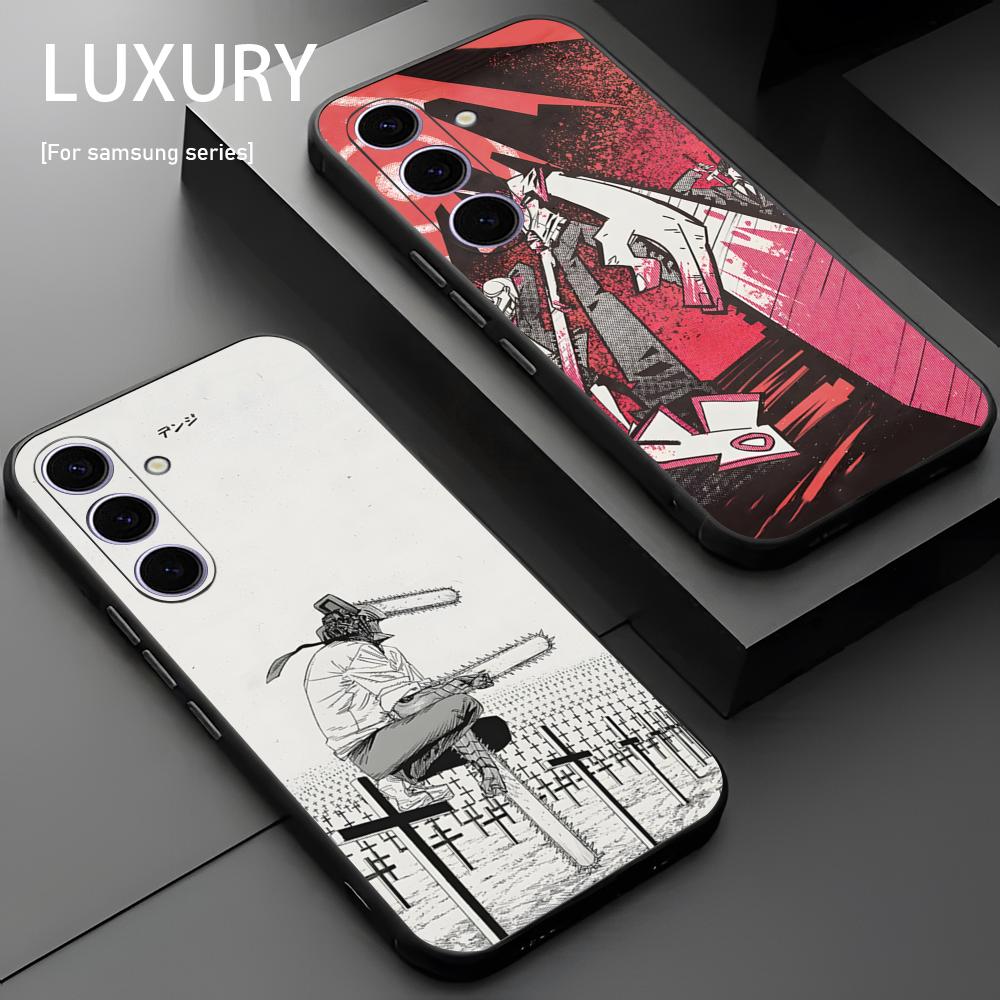 クールなチェンソーマンアニメスマホケース、サムスンギャラクシ - Phone Cases Men のレビューと価格