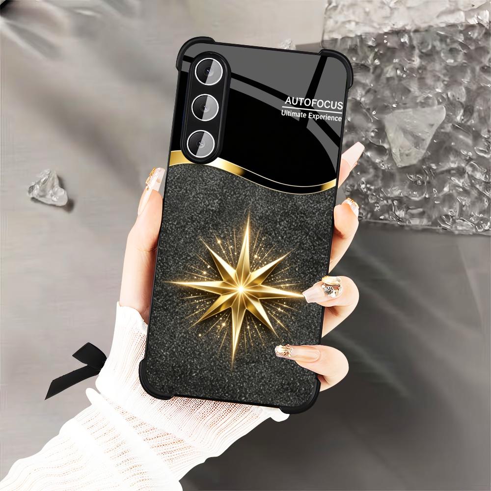 ブラックシャイニーゴールドスター फोन केस s26 u - Phone Cases Quad Lock のレビューと価格