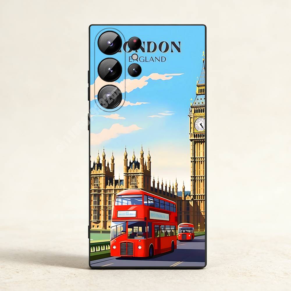 英国イングランドロンドンシティ柄スマホケース Samsung - Phone Cases Uk Samsung のレビューと価格