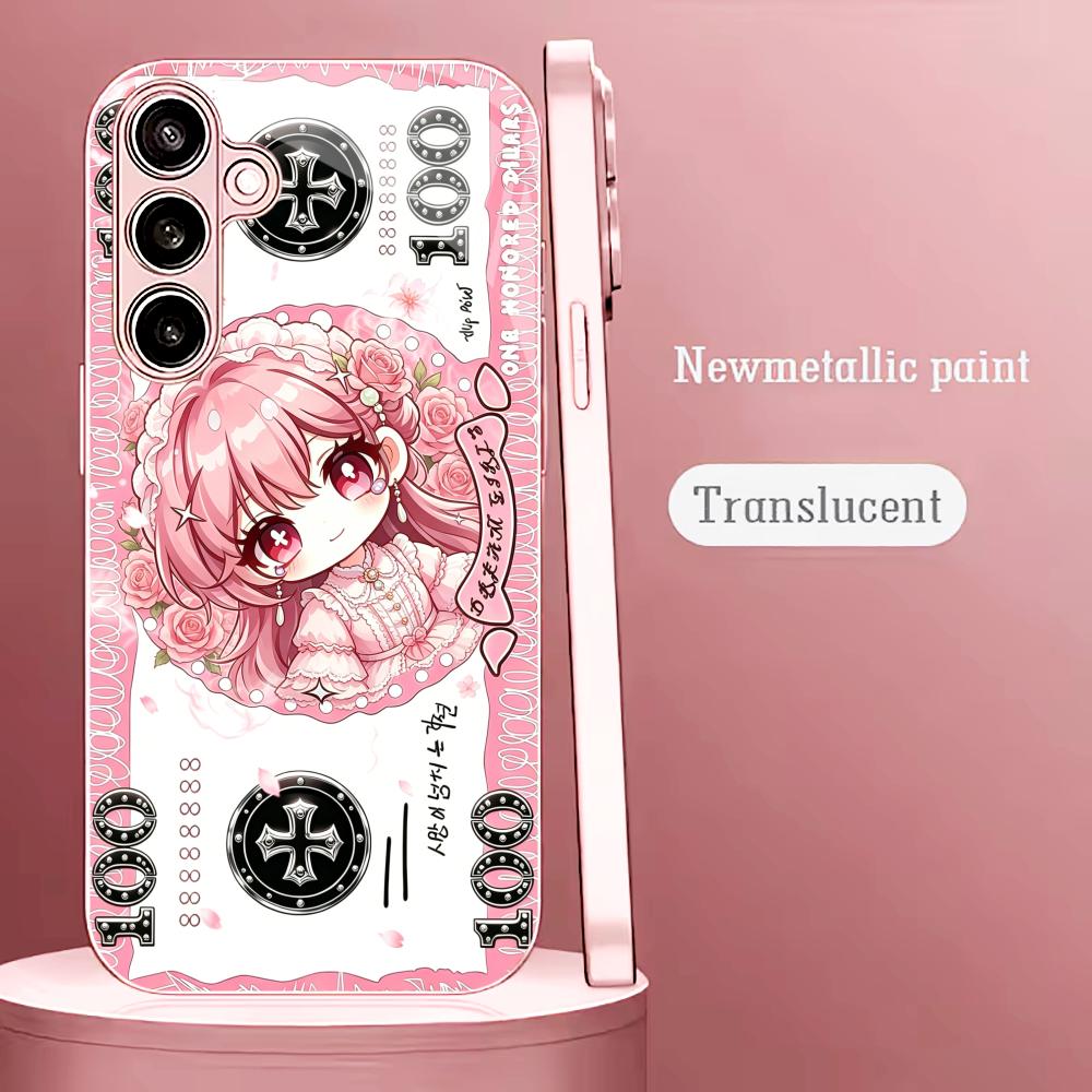 可愛い日本の漫画風紙幣デザインのスマホケース S26 Ult - Phone Cases Quad Lock のレビューと価格