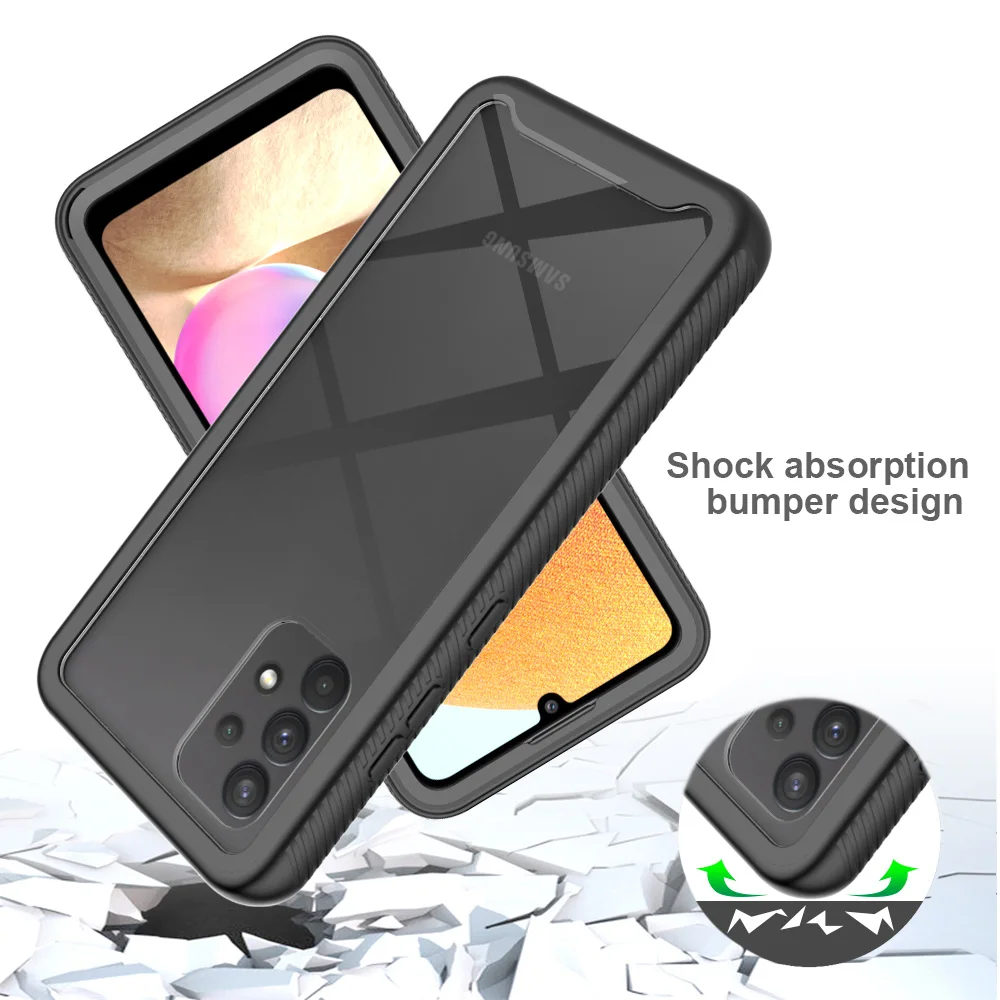 ハイブリッド頑丈な鎧耐衝撃ケース三星銀河 A12 A32 A - Phone Cases Uae のレビューと価格