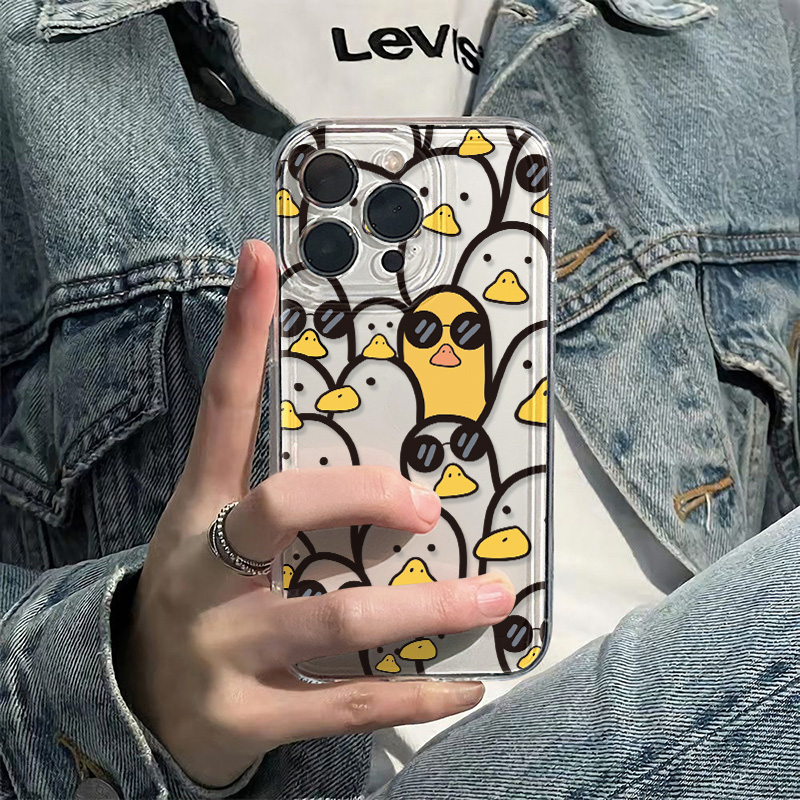 かわいい漫画のアヒル柄ケース 女の子向け iPhone 17 - Phone Cases Xs のレビューと価格