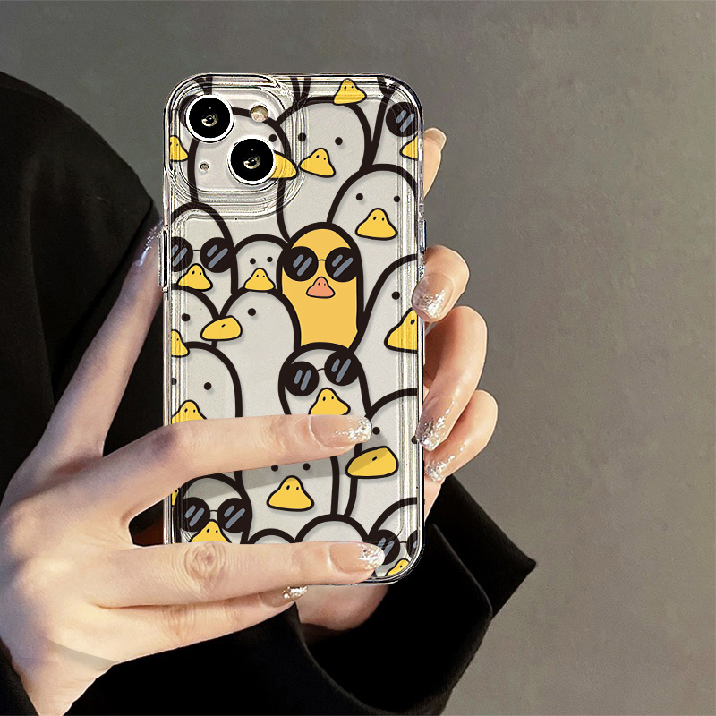 かわいい漫画のアヒル柄ケース 女の子向け iPhone 17 - Phone Cases Xs のレビューと価格
