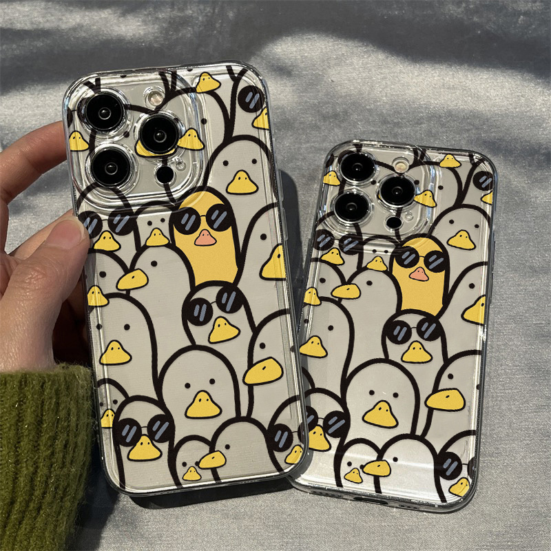かわいい漫画のアヒル柄ケース 女の子向け iPhone 17 - Phone Cases Xs のレビューと価格