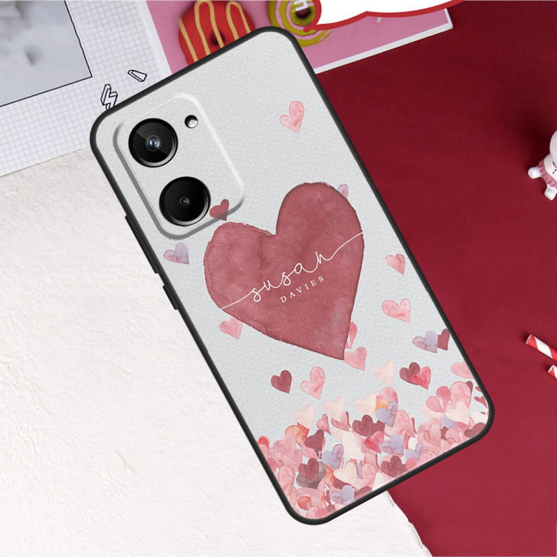 Realme用のピンクゴールドのモノグラムケース,Realm - Monogram Custom Case のレビューと価格