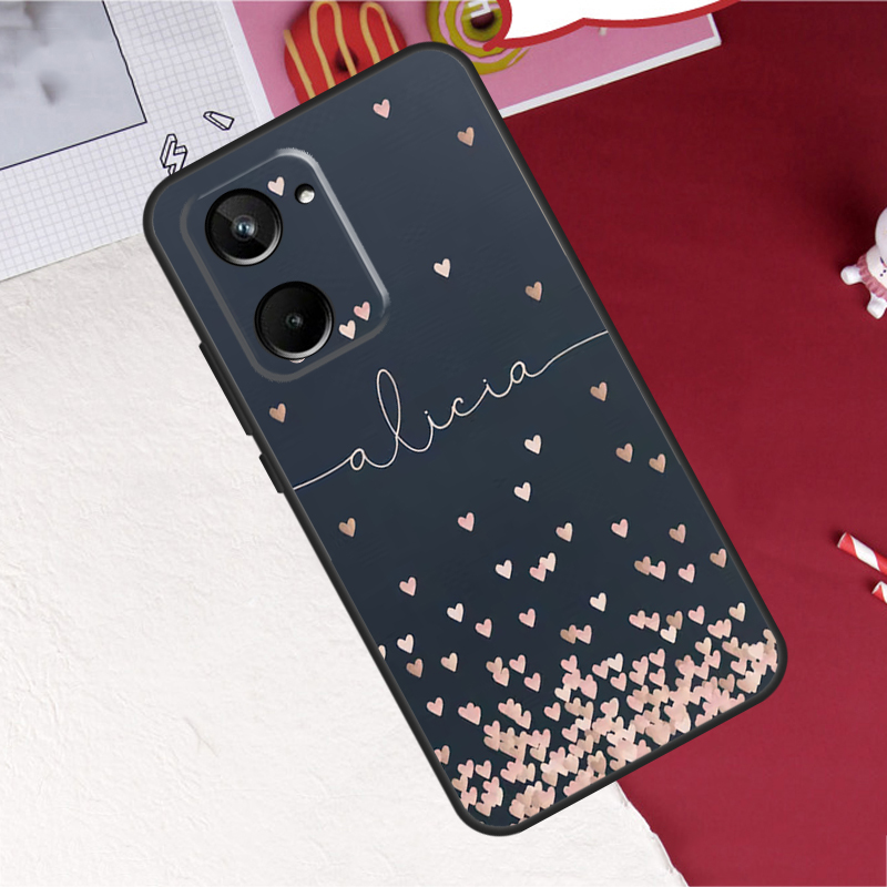 Realme用のピンクゴールドのモノグラムケース,Realm - Monogram Custom Case のレビューと価格