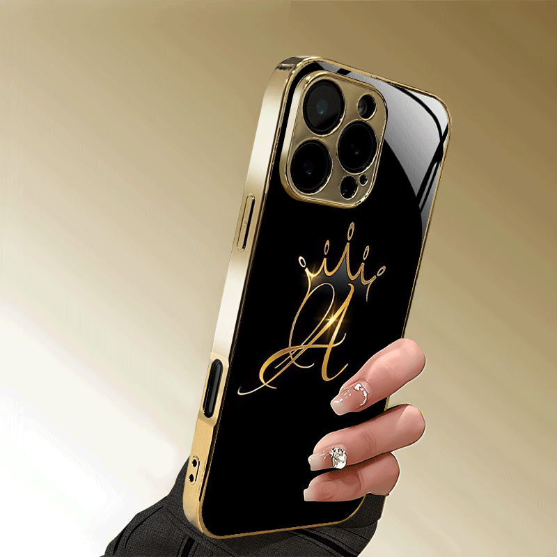 ノーブルゴールデンクラウンモノグラムハードケース iPhon - Monogram Custom Case のレビューと価格