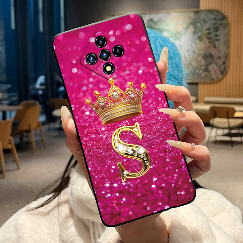耐衝撃電話ケース Infinix ゼロ 8 8i 美的グリッ - Monogram Custom Case のレビューと価格