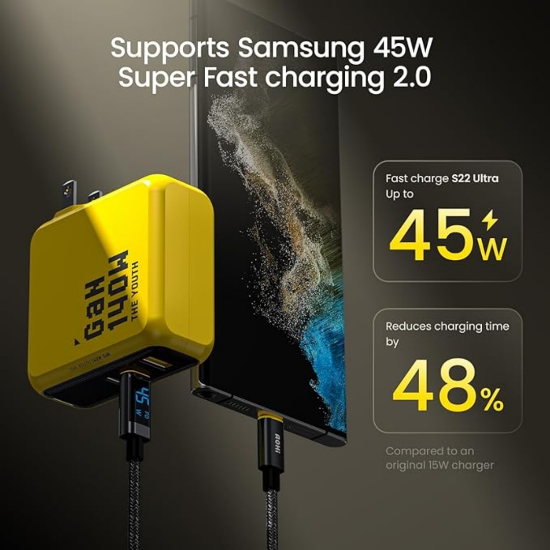 AOHI Youth 140W GaN充電器 PD3.1 3 - Phone Cases Quick Delivery のレビューと価格