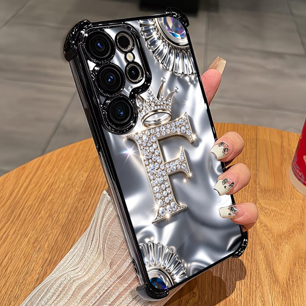 高級ダイヤモンドレターFスマホケース S26 Ultraケー - Phone Cases Quad Lock のレビューと価格