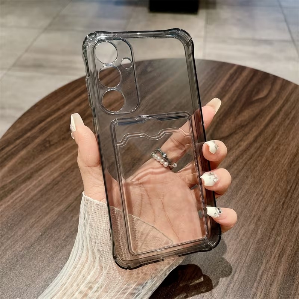 高級透明カードホルダー付きスマホケース Samsung Ga - Phone Cases That Hold Cards のレビューと価格