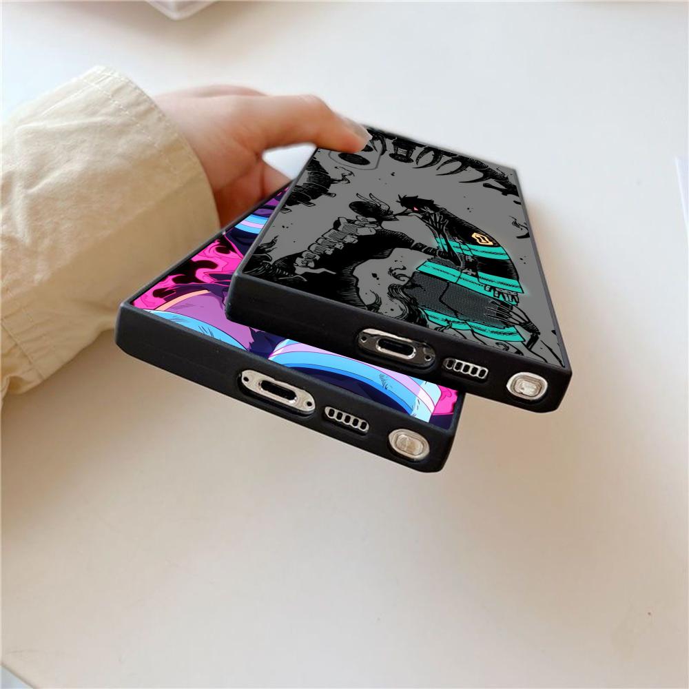 アニメ F-ファイアーフォース電話ケースサムスンギャラクシー - Phone Cases Samsung S25 のレビューと価格