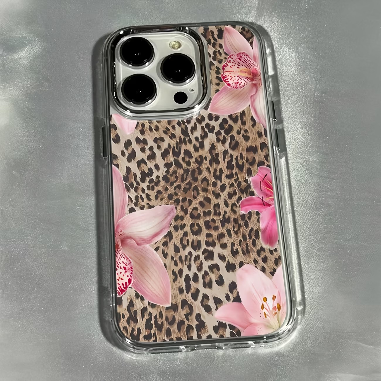 レオパード柄ユリの花透明スマホケース iPhone 17 P - Phone Cases Best のレビューと価格