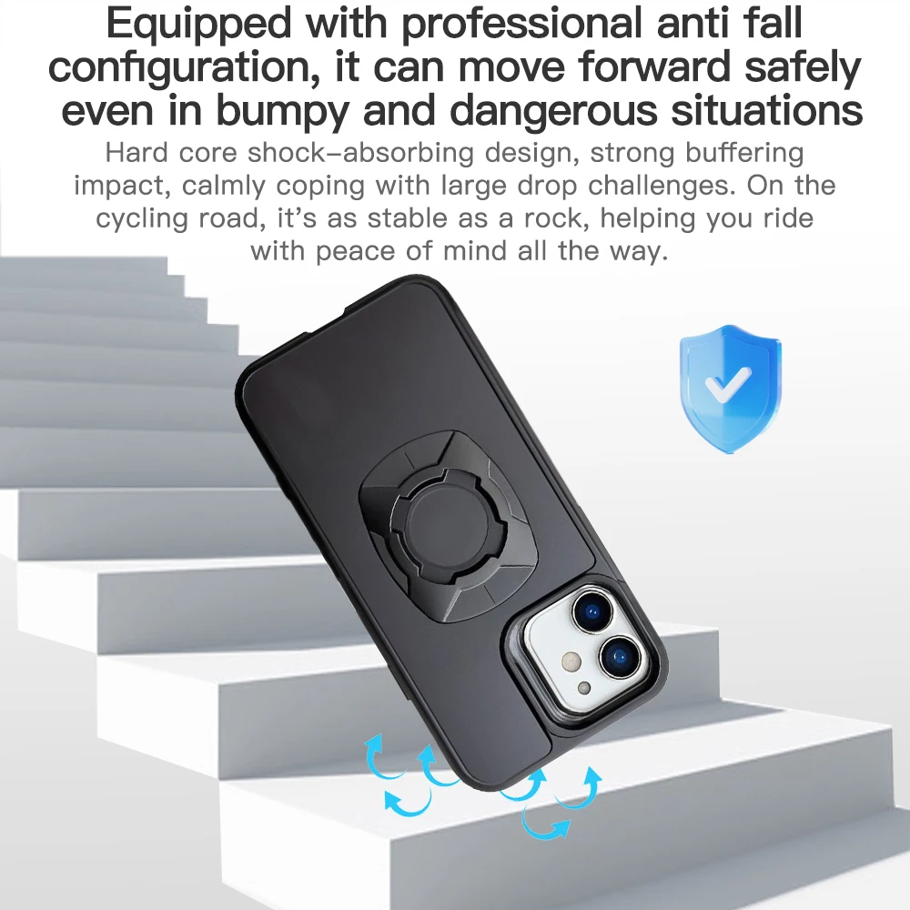 Twsitロック式スマホケースホルダー、バイク/自転車用iP - Phone Cases Quad Lock のレビューと価格